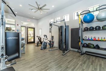 State-of-the-art gym and spin studio